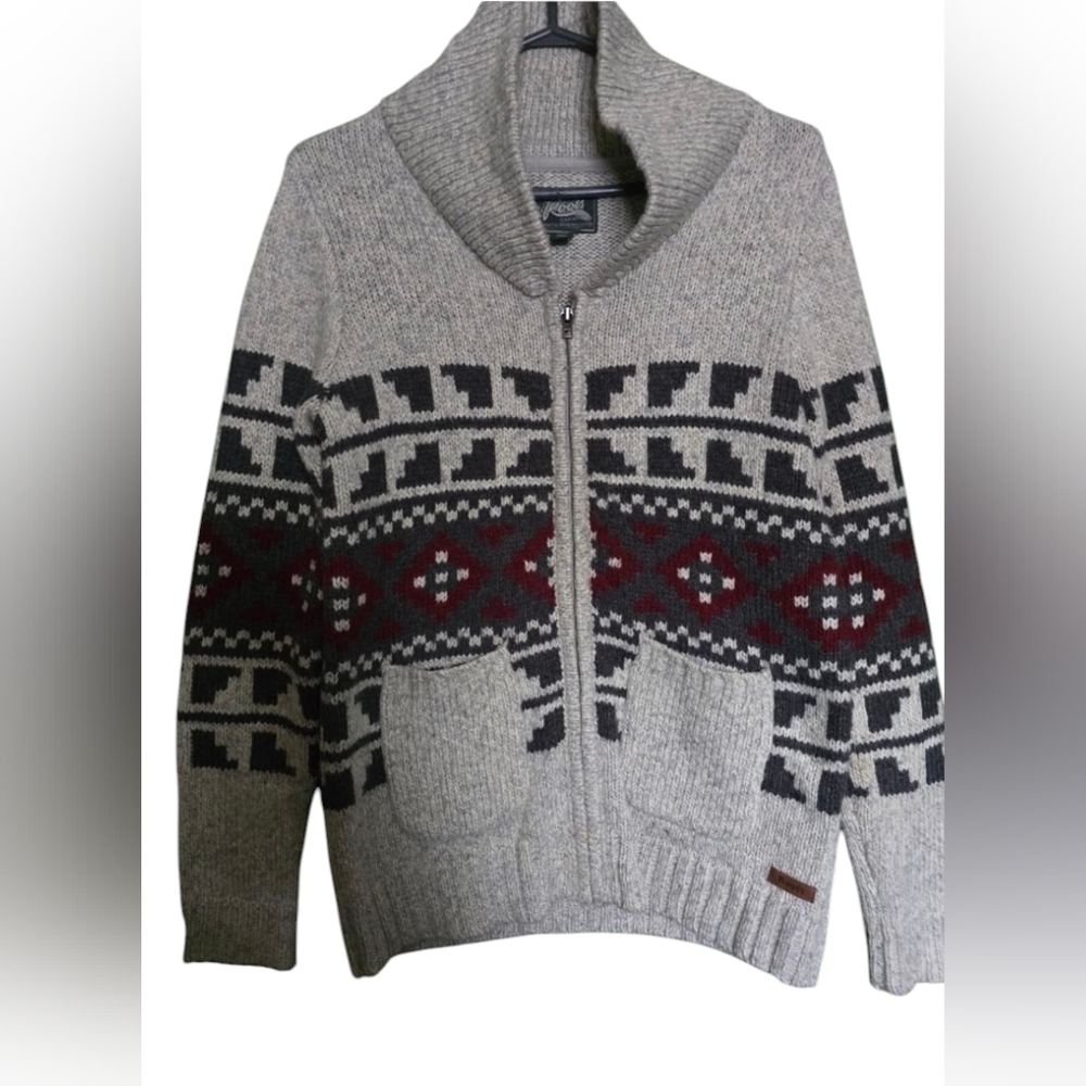 # 300 Roots Cabin Shawl Sweater